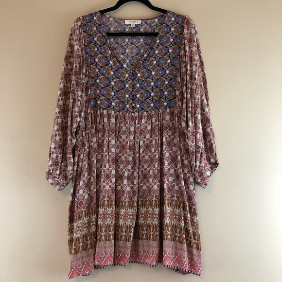 Umgee Tops - Umgee 1XL Babydoll Dress/Tunic EUC